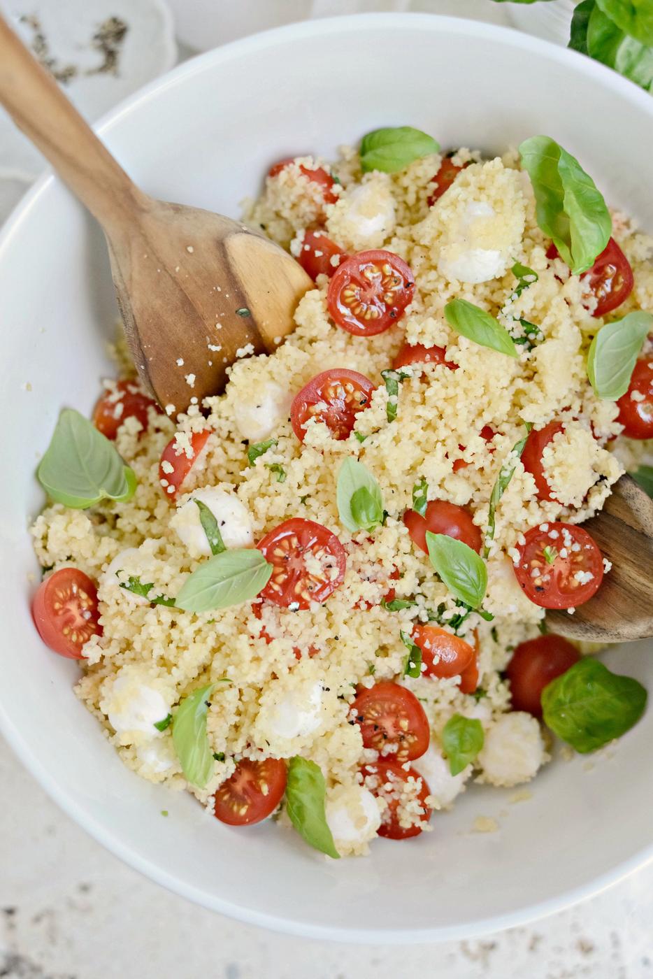 Couscous Salad, Caprese Style
