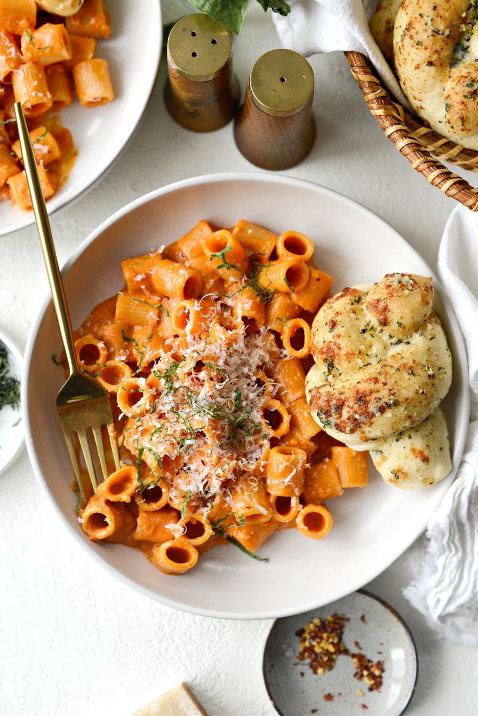 Vodka: Spicy Garlic Pasta alla
