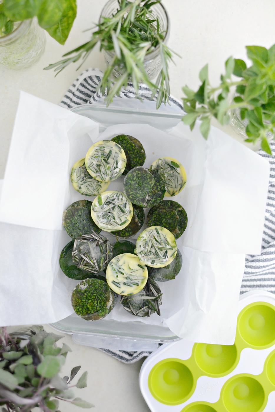 Pampered Chef 3 Ways to Freeze Fresh Herbs