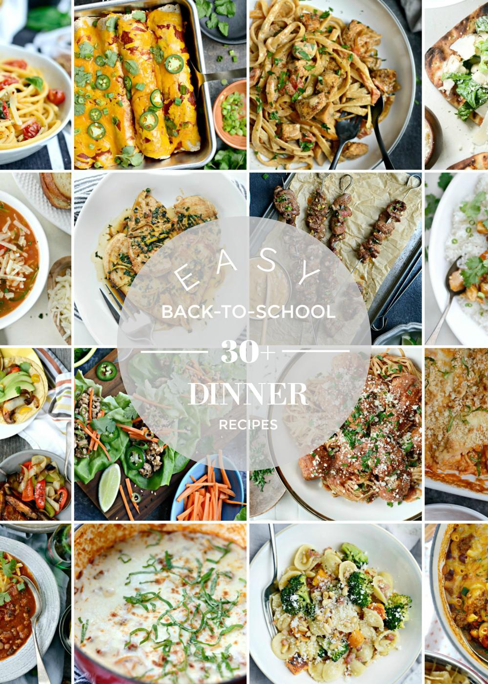 Straightforward Back-To-School Dinner Recipes, 30+ Style