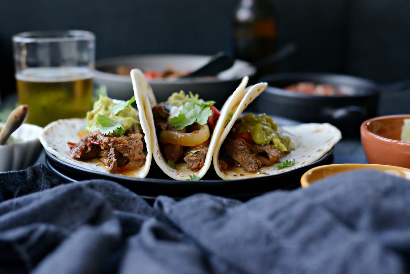 Slow Cooker Steak Fajitas, 5-ingredient Style