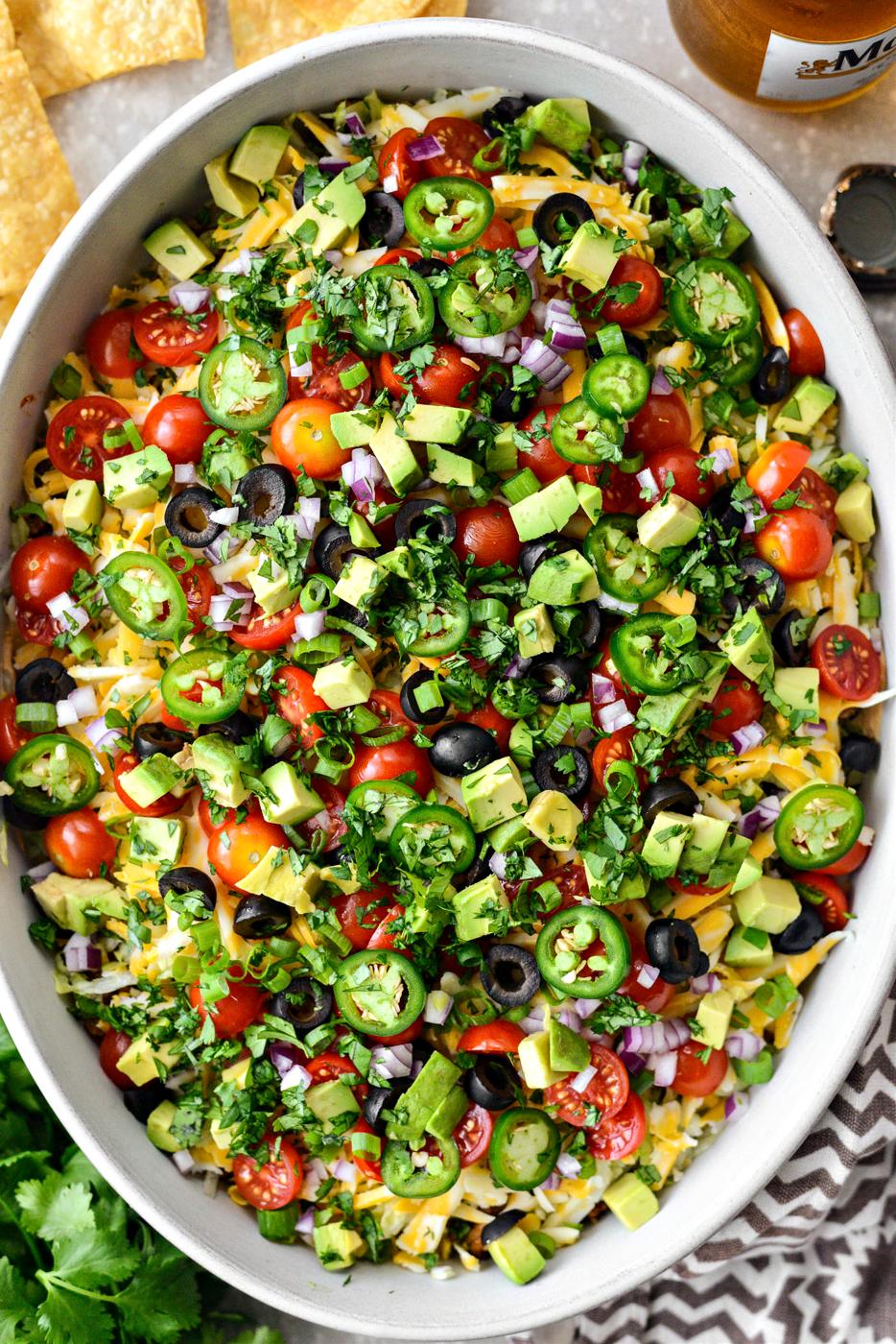 Home Kitchen 7-Layer Taco Dip