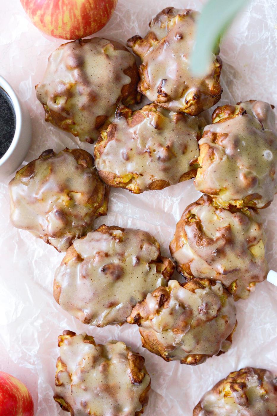 Home Kitchen Air Fryer Apple Fritters