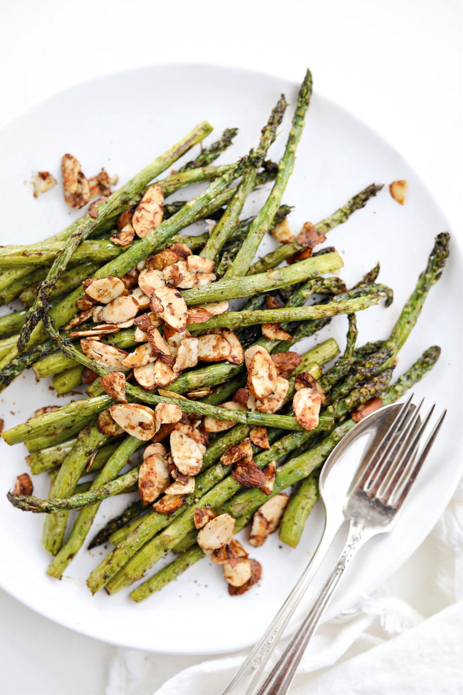 Home Kitchen Air Fryer Balsamic Asparagus