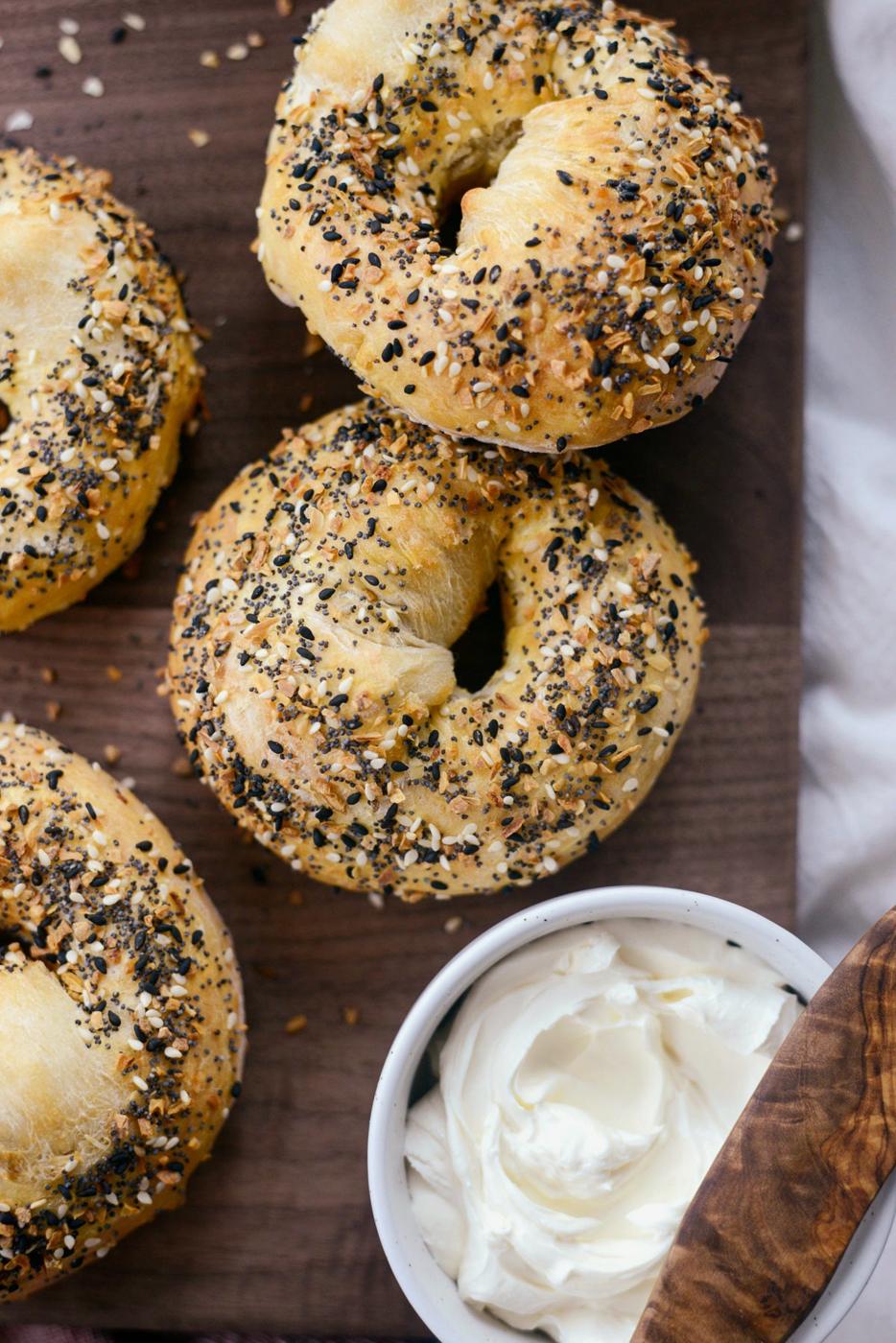 Air Fryer Everything Bagels, Unfussy Style