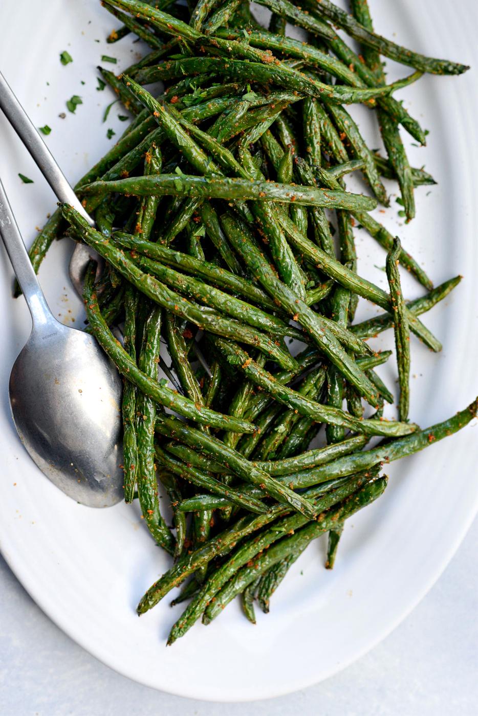 Home Kitchen Air Fryer Green Beans