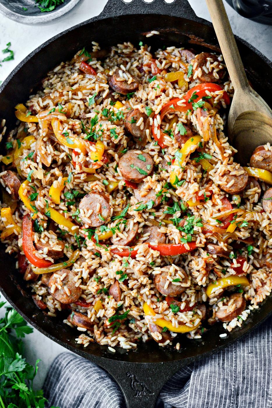 Skillet: Andouille Cajun Rice