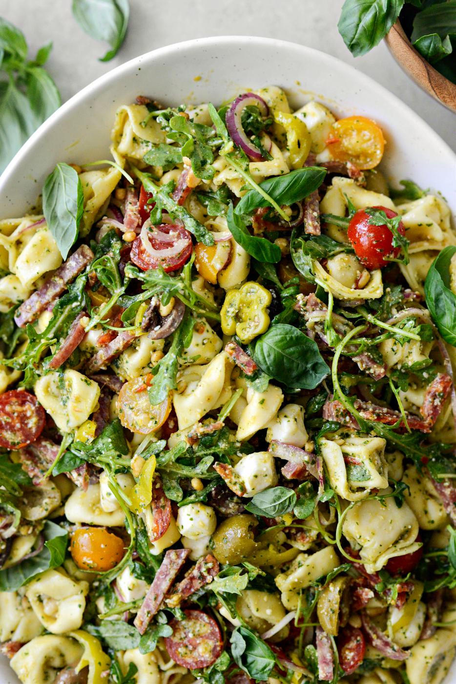 Italian Tortellini Pasta Salad at Home