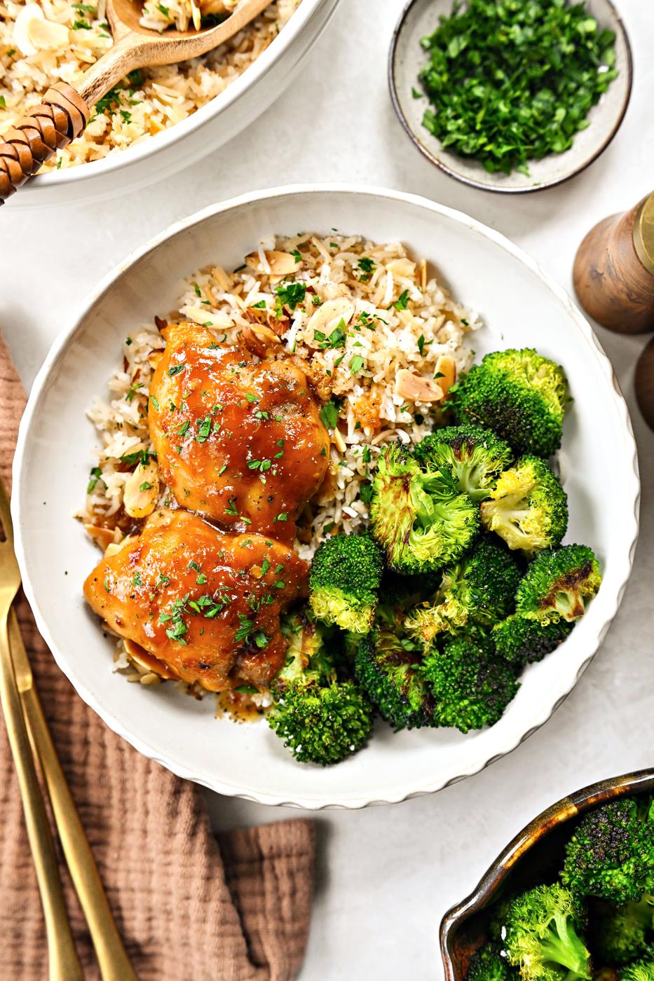 Apricot Glazed Chicken Thighs at Home