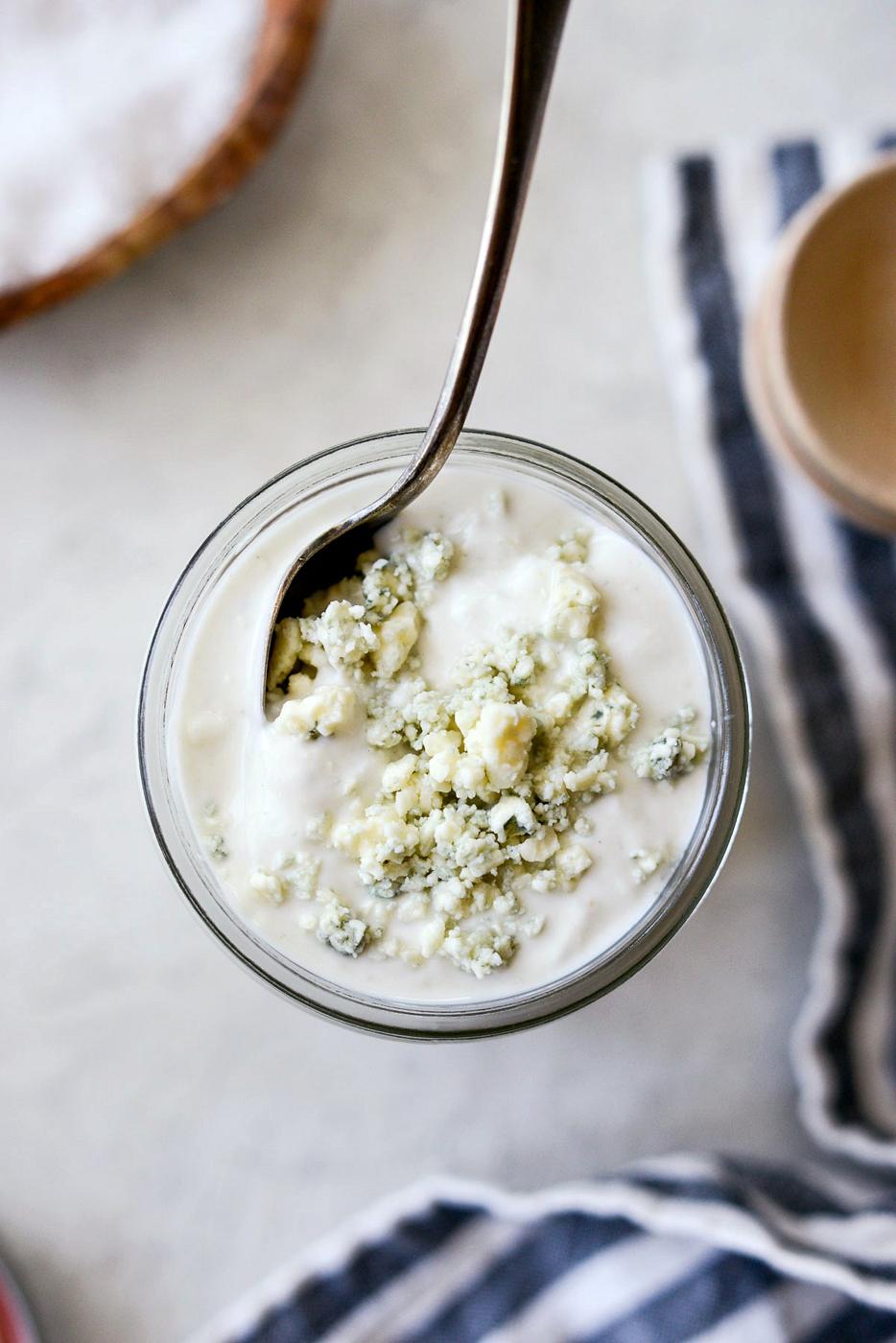 Yogurt Blue Cheese Dressing, Greek Style