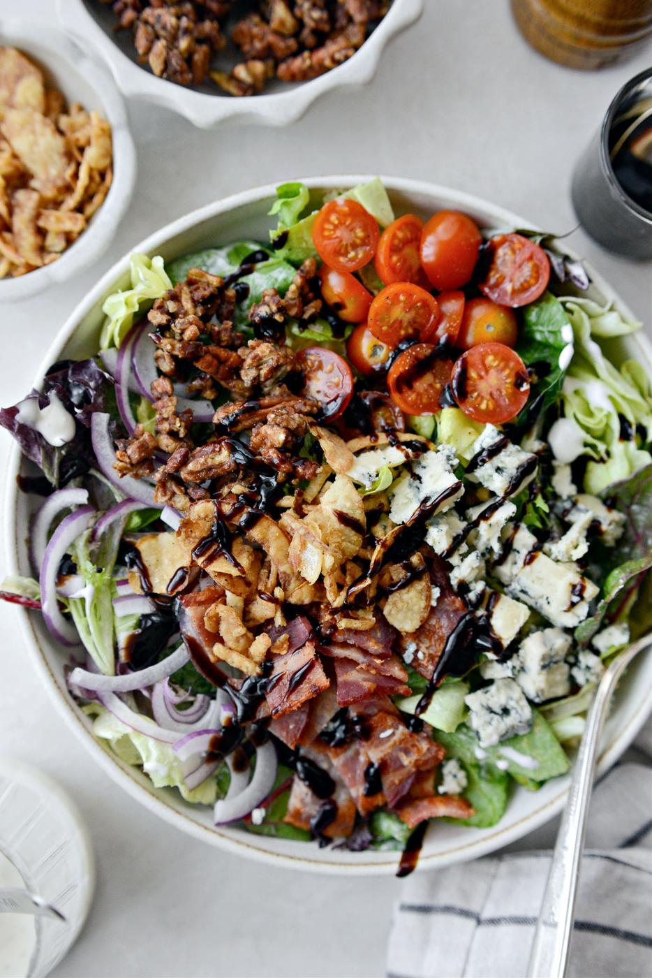 Blue Cheese Chop Salad and Bacon