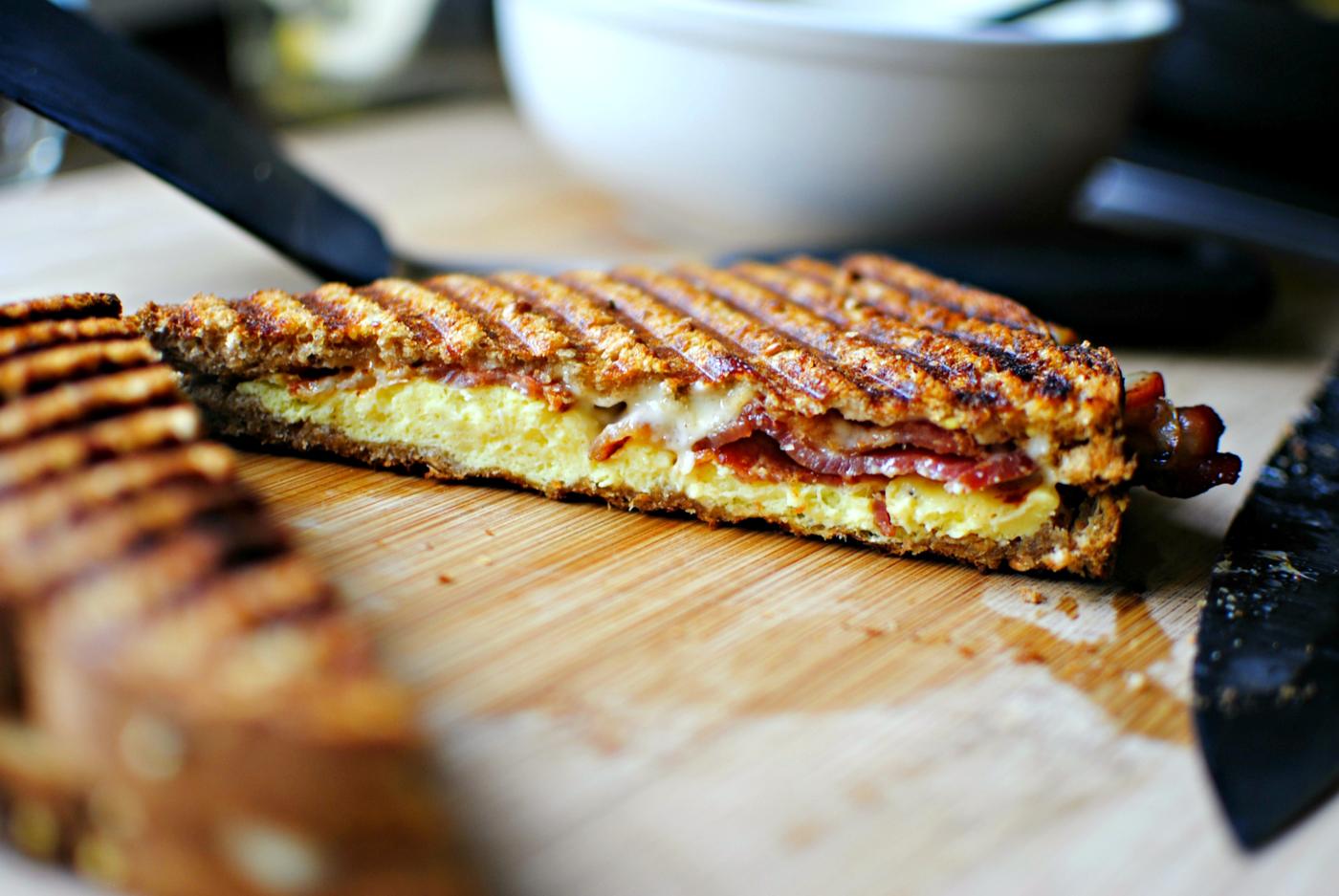 Breakfast Panini at Home