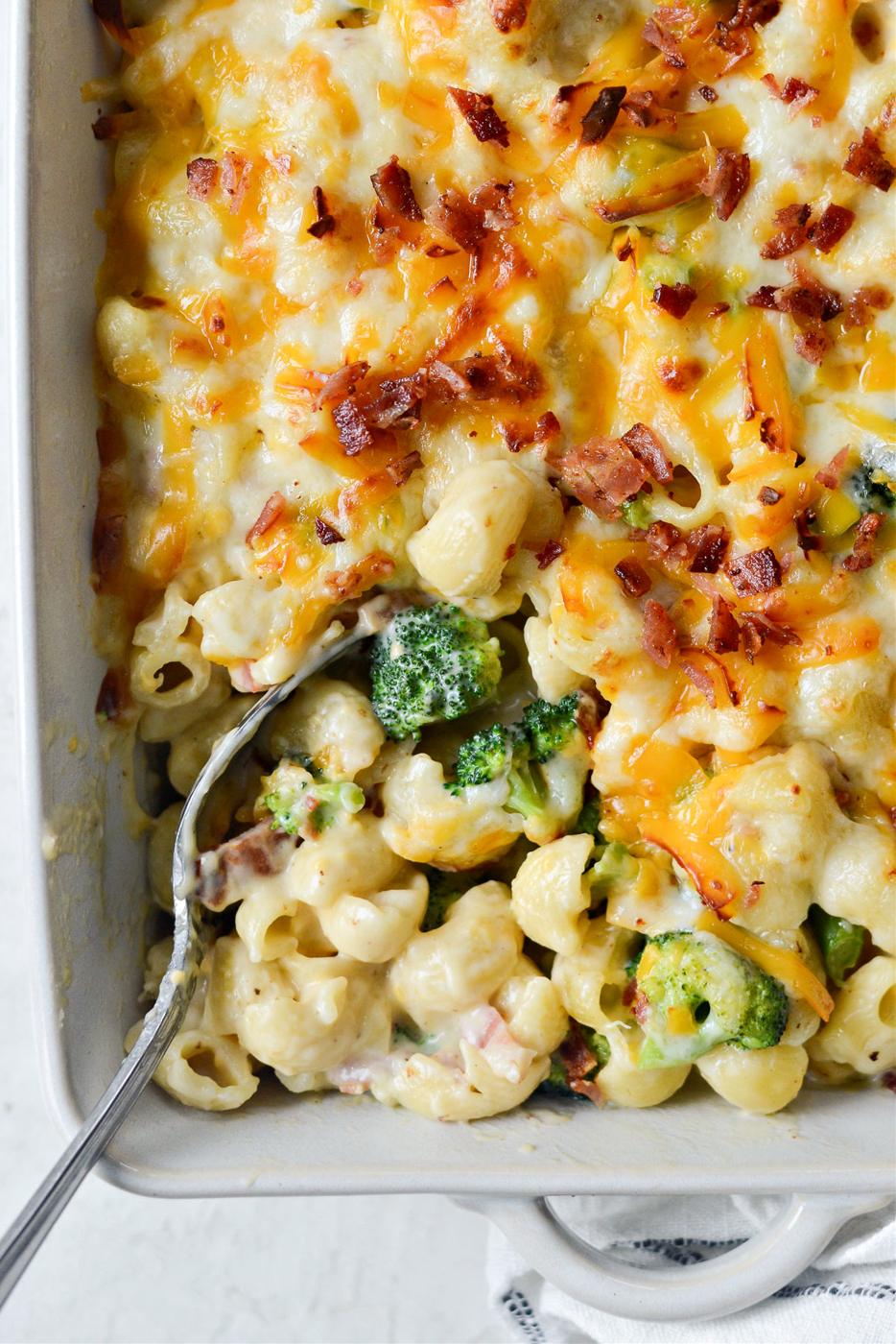 Home Kitchen Bacon Broccoli Mac and Cheese