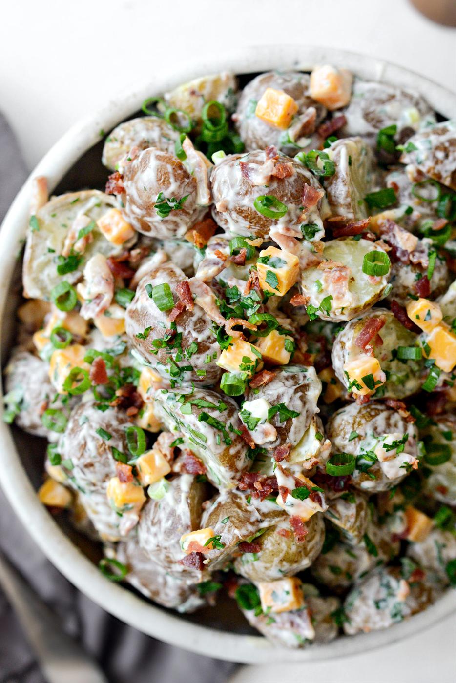 Bacon Cheddar Ranch Potato Salad