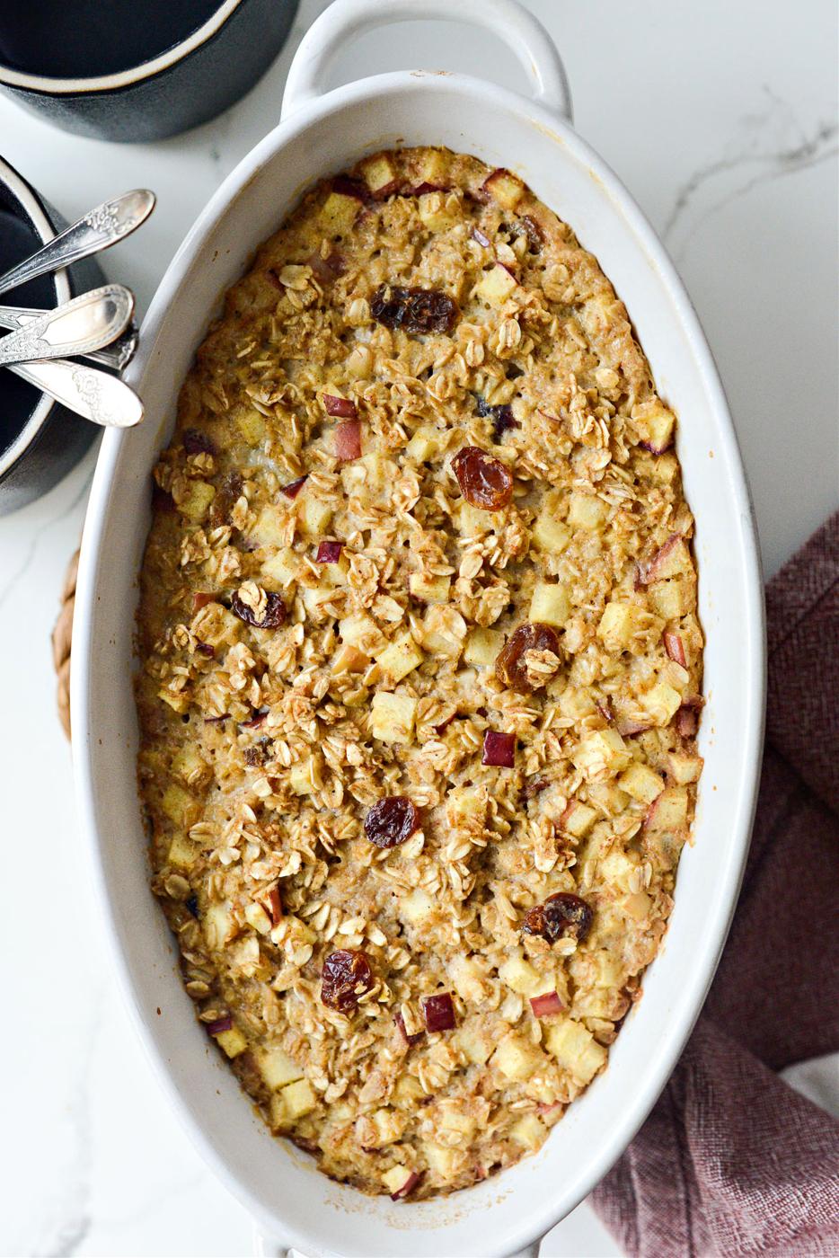 Oatmeal: Apple Cinnamon Baked
