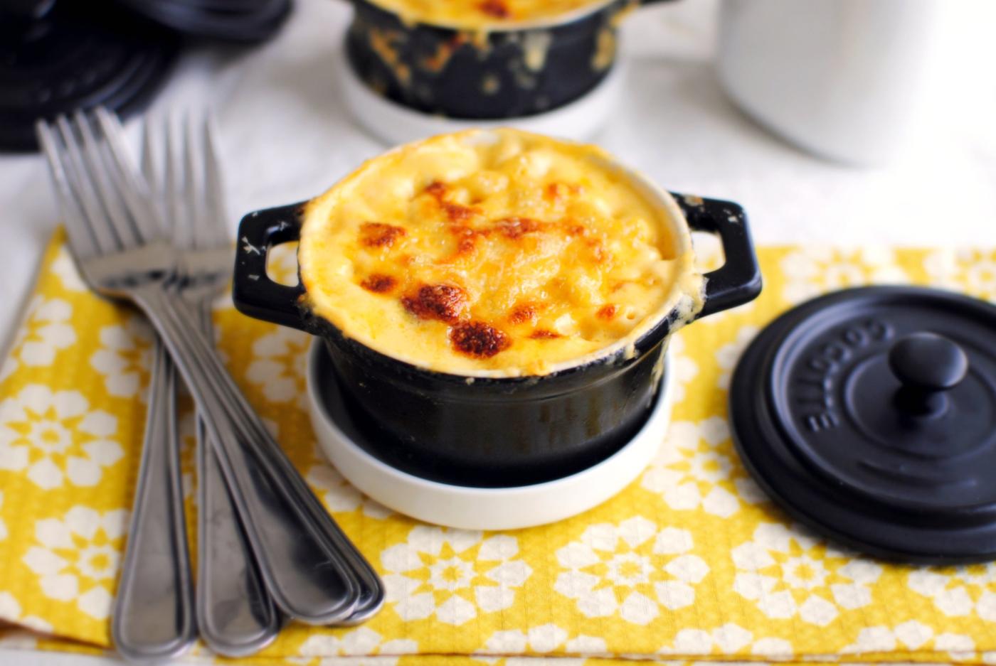 Cheese Pots and Individual Baked Macaroni