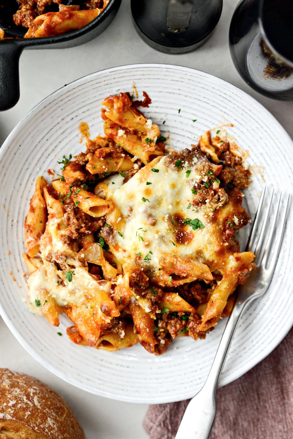 Mostaccioli: Baked