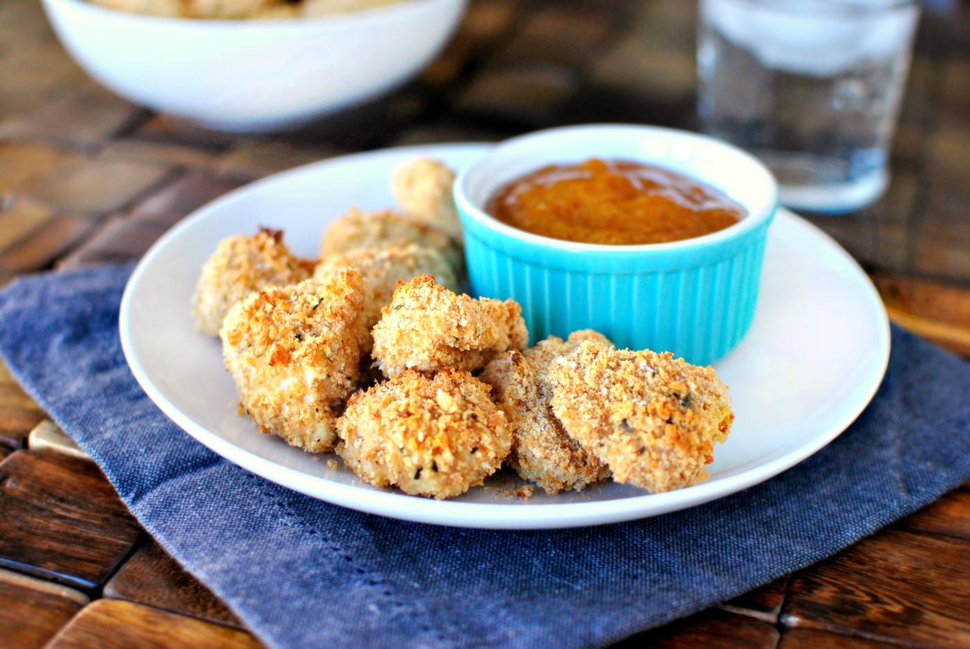 Baked Whole Wheat Chicken Nuggets at Home