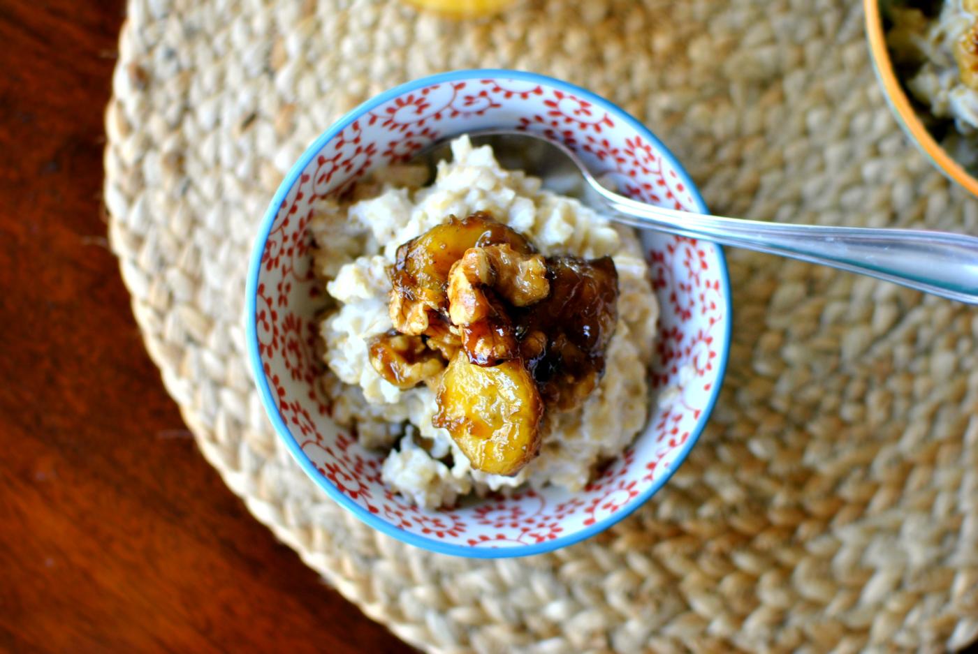 Foster Oatmeal, Bananas Style