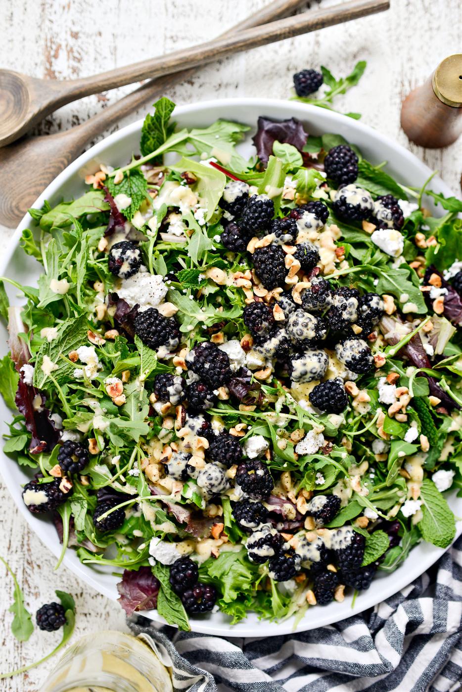 Salad: Blackberry Hazelnut Spring