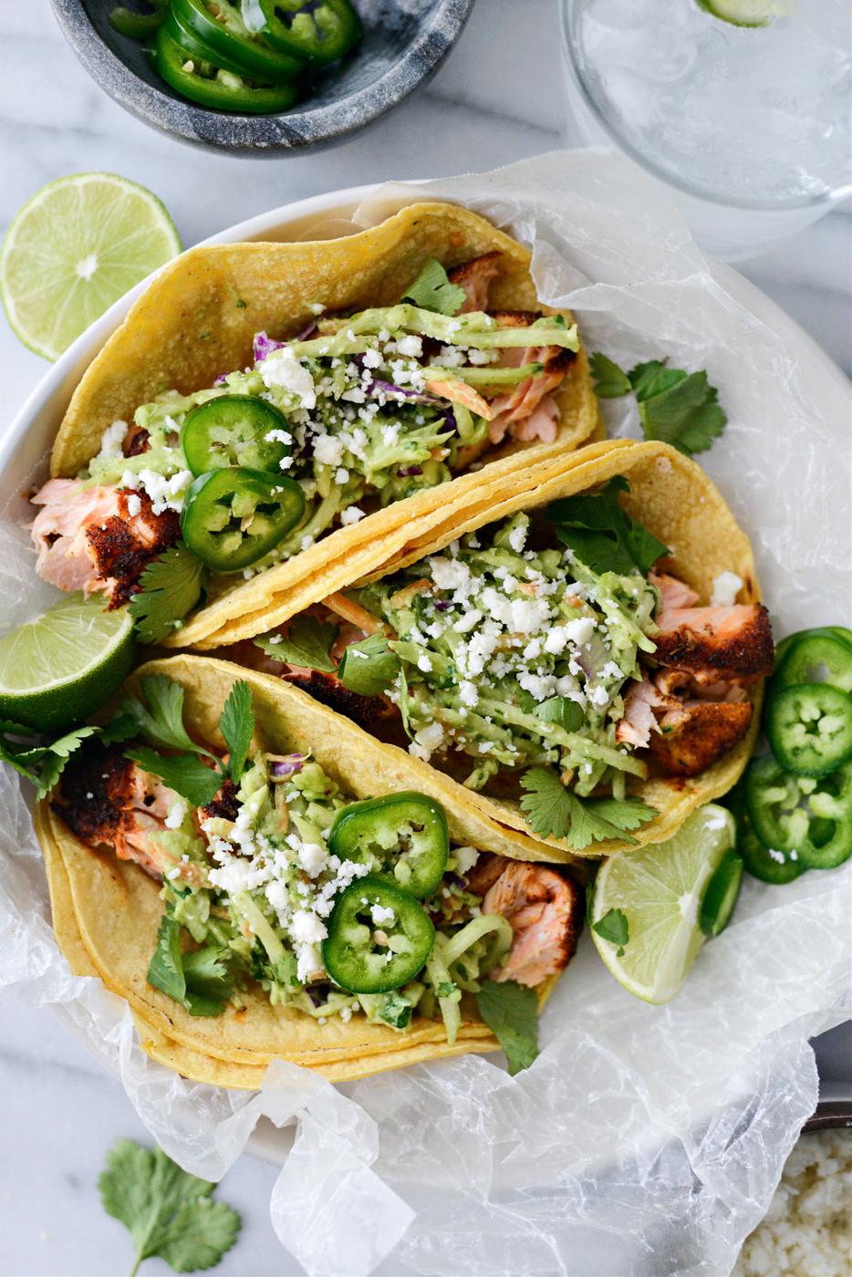 Tacos: Blackened Salmon