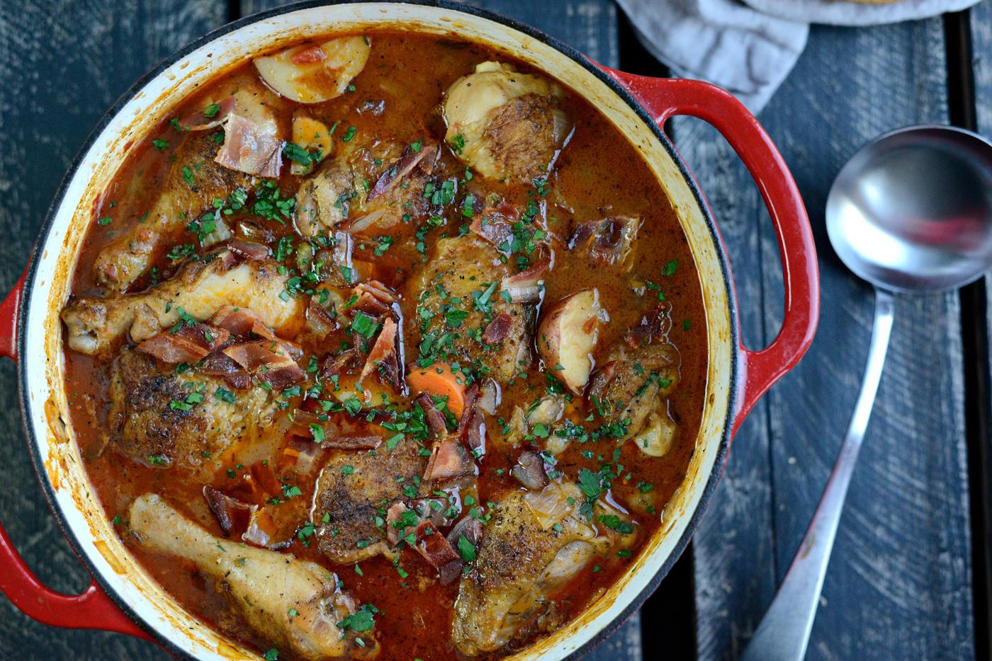 Chicken Stew, Braised Style