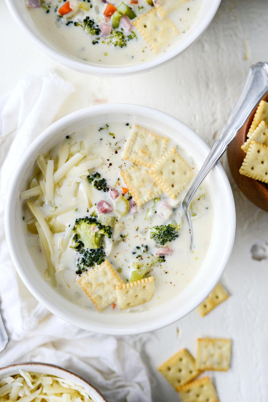 Swiss Soup and Broccoli Ham