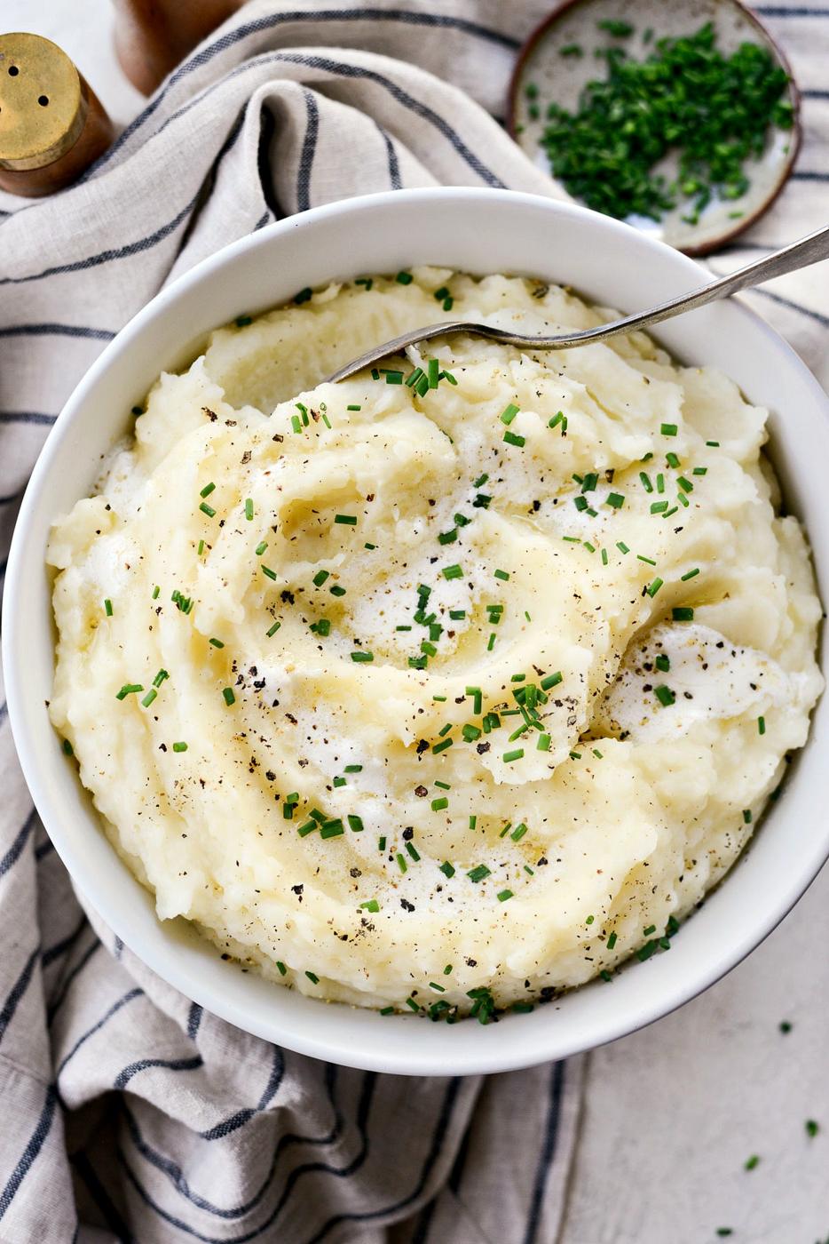 Home Kitchen Buttermilk Cauliflower Mashed Potatoes