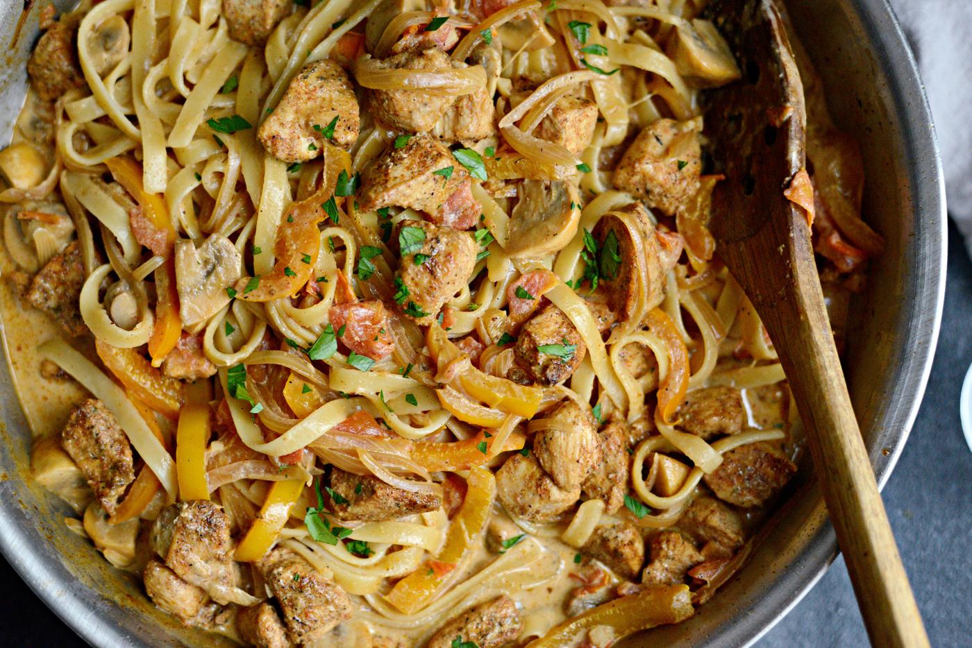Home Kitchen Cajun Chicken Pasta