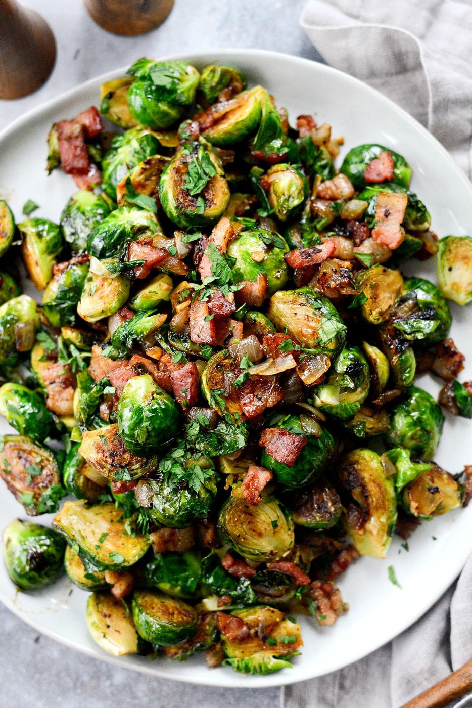 Caramelized Balsamic Glazed Brussels Sprouts at Home