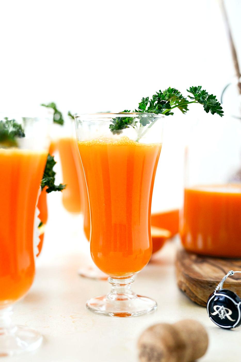 Home Kitchen Carrot Orange Mimosas