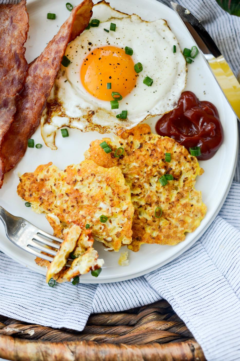 Home Kitchen Cauliflower Breakfast Hash Browns