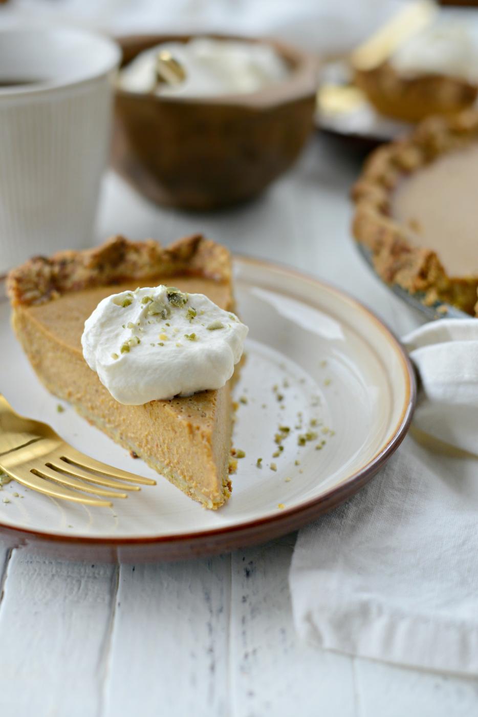 Chai Pumpkin Pie at Home