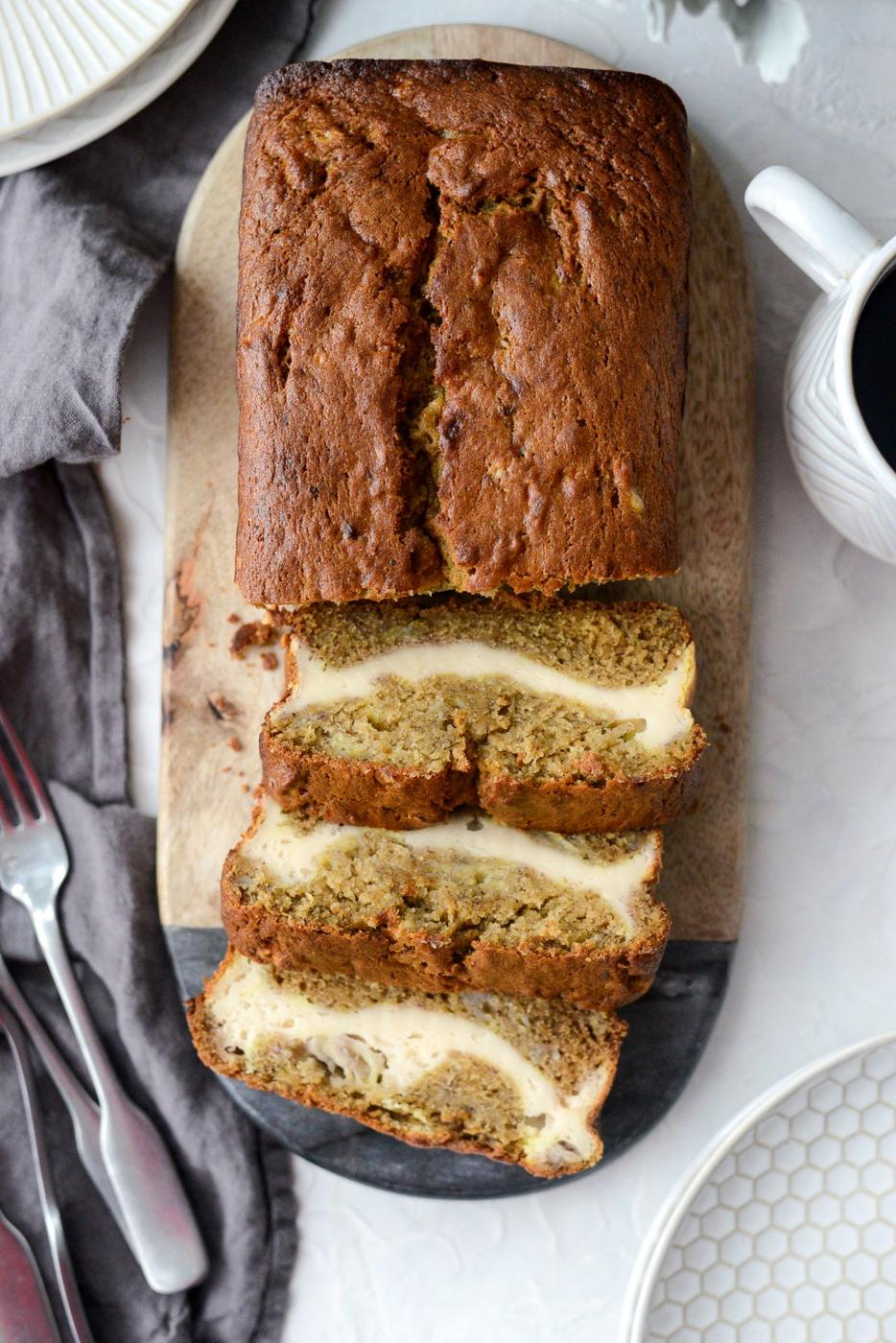 Home Kitchen Cheesecake Banana Bread