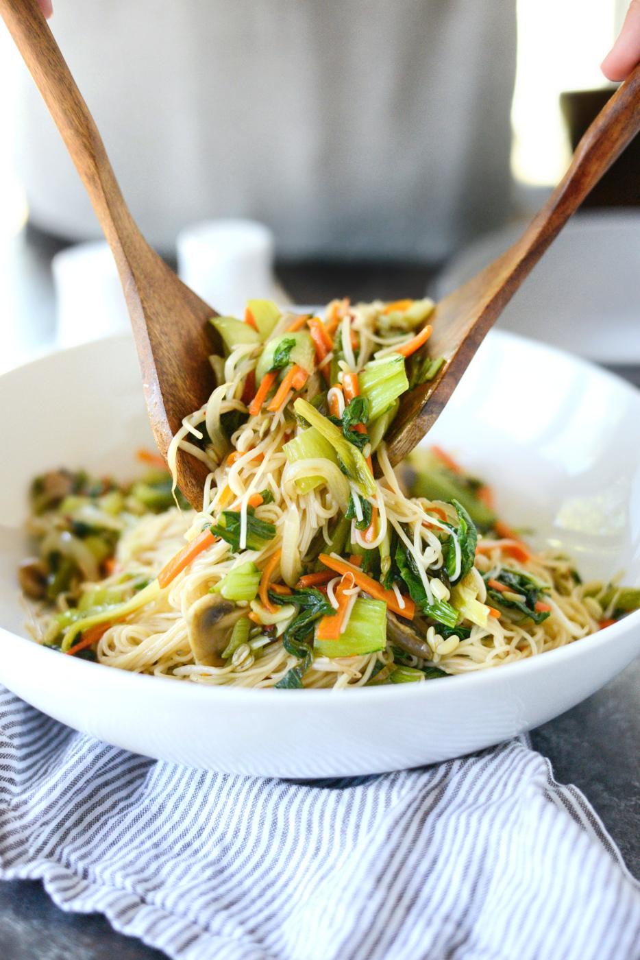 Vegetable Noodle Stir-Fry, Chinese Style
