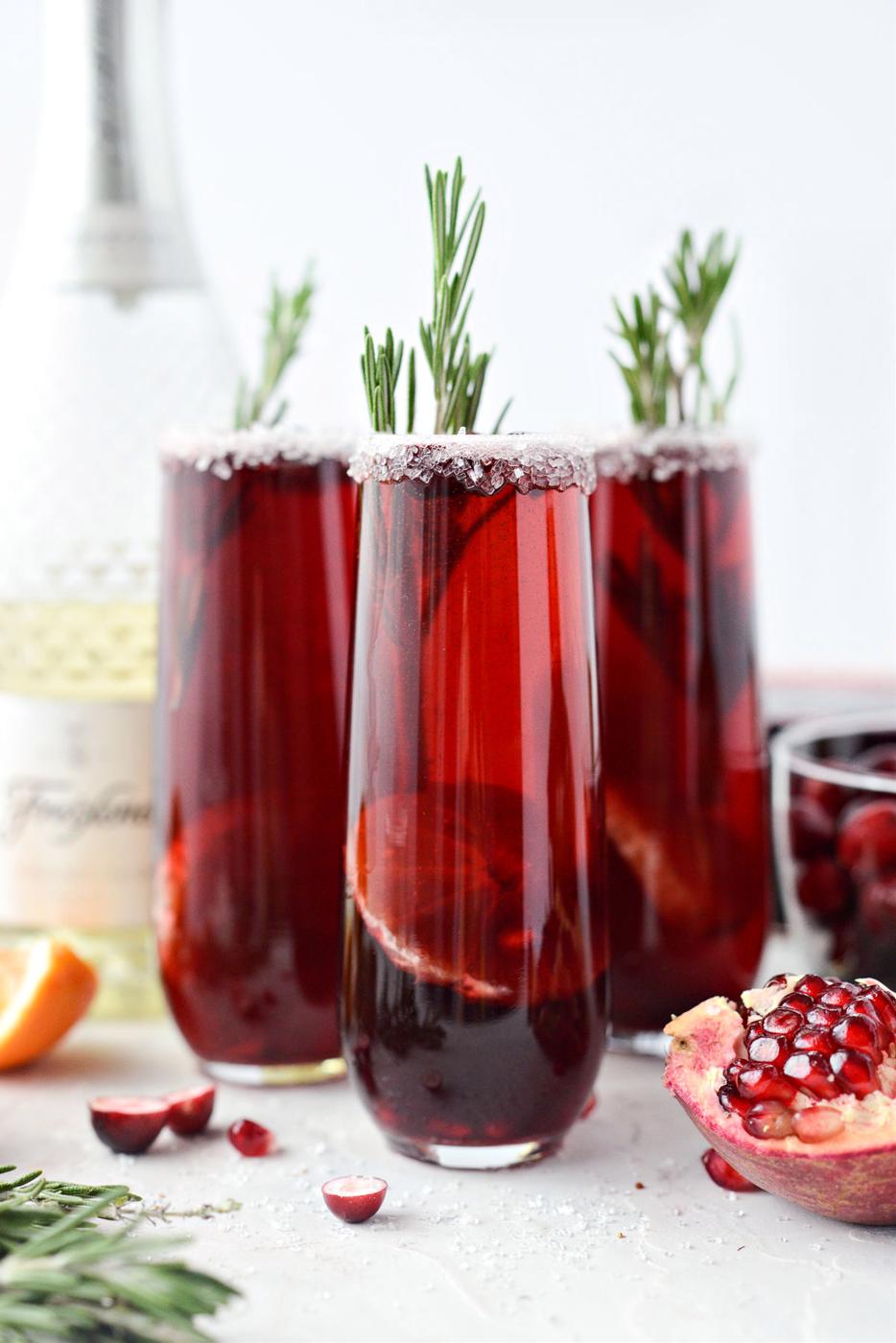 Christmas Morning Mimosas at Home