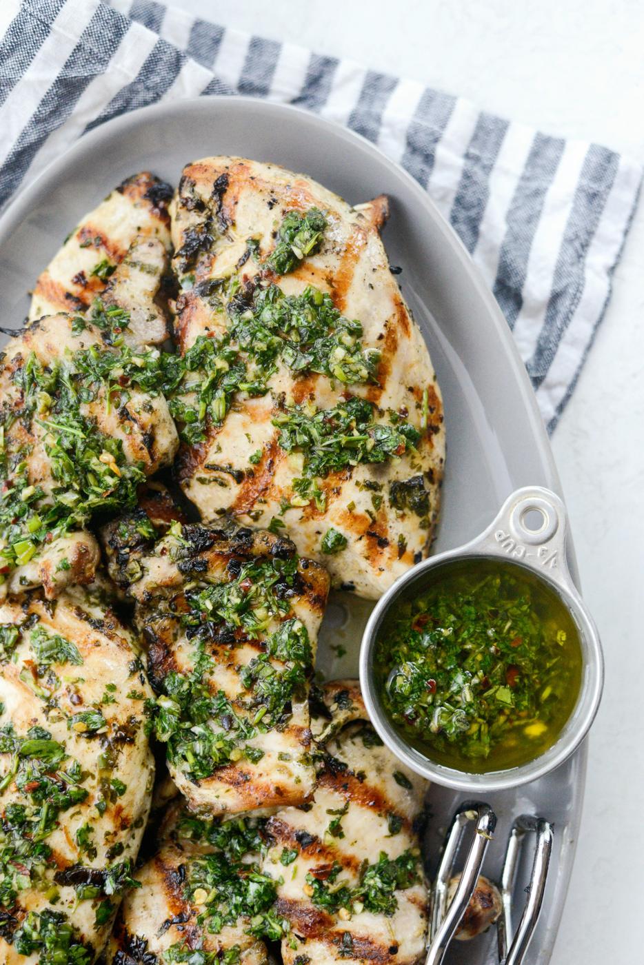 Chimichurri Grilled Chicken at Home