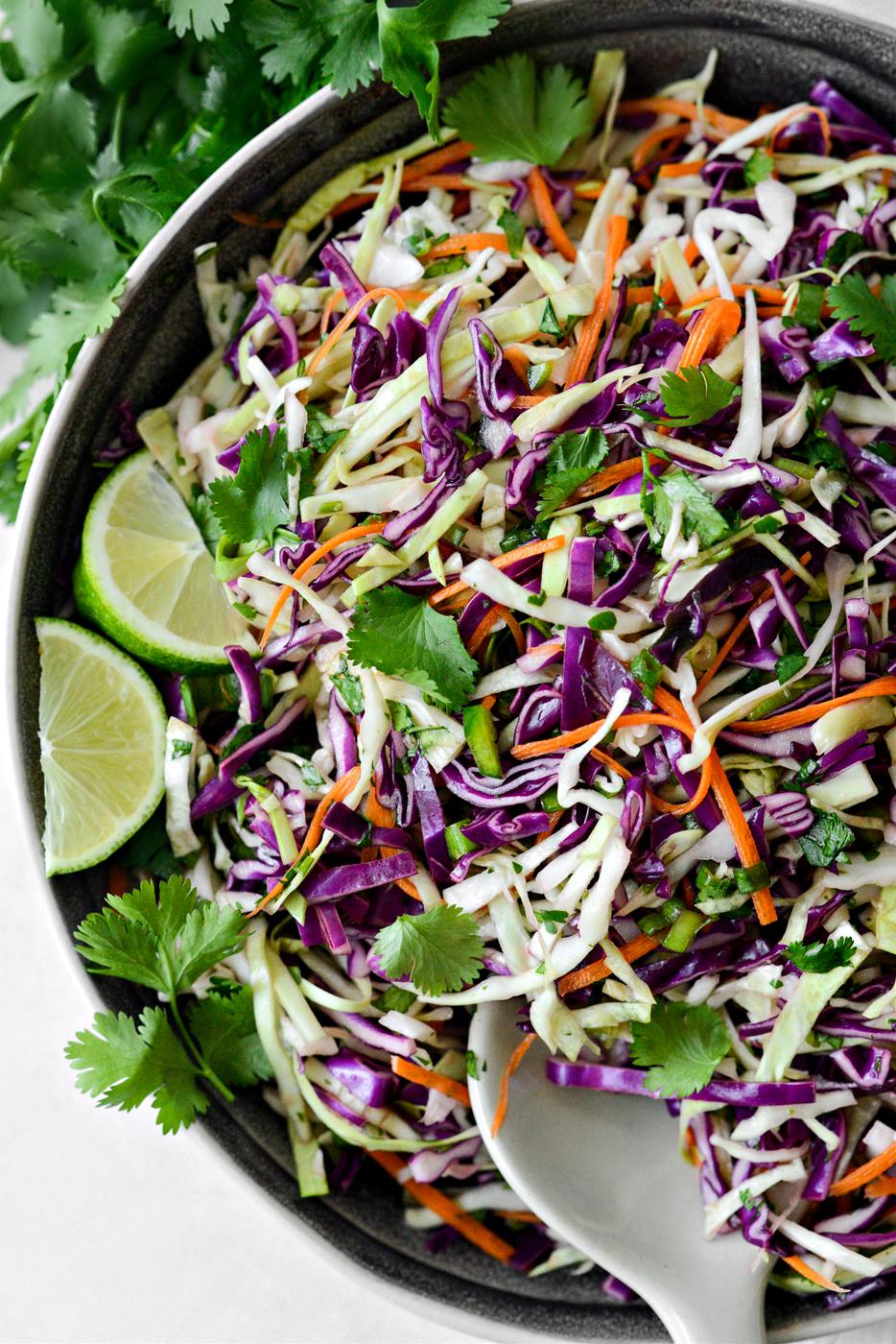 Home Kitchen Cilantro Lime Coleslaw