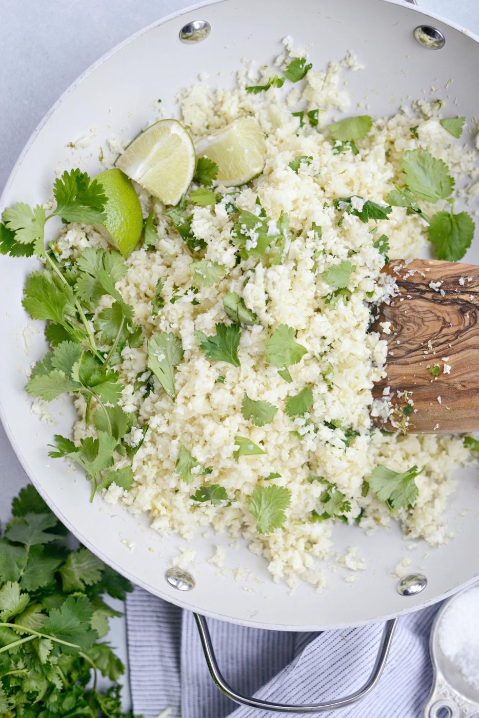 Home Kitchen Cilantro Lime Cauliflower Rice