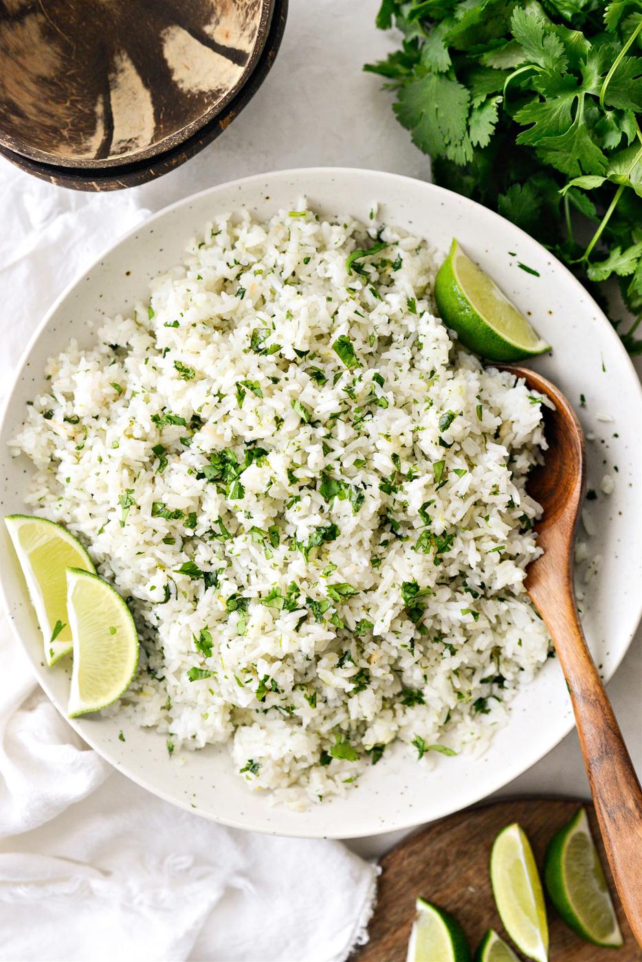 Cilantro Lime Coconut Rice at Home