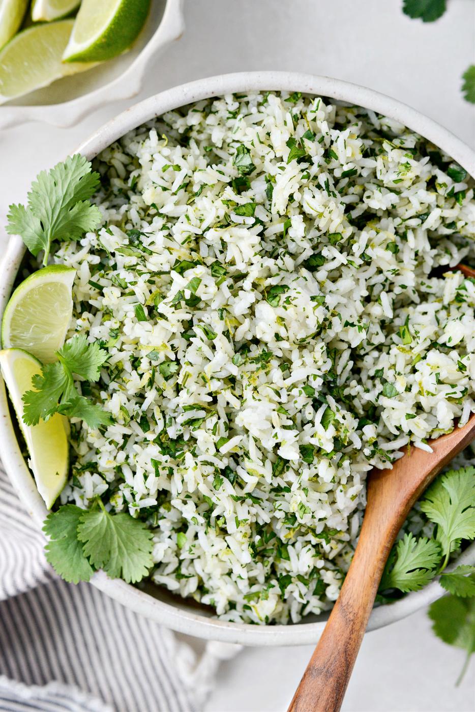 Lime Rice, Cilantro Style