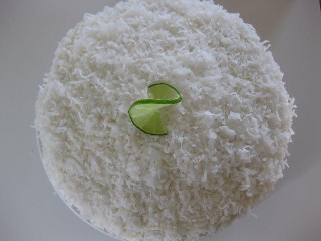 Lime Cake, Coconut Style