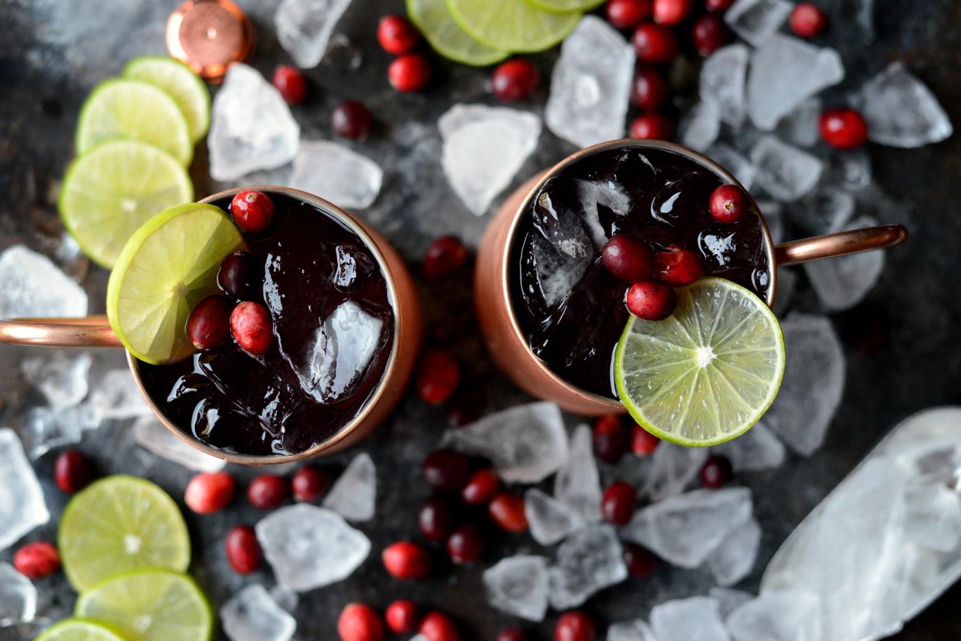 Home Kitchen Cranberry Moscow Mules