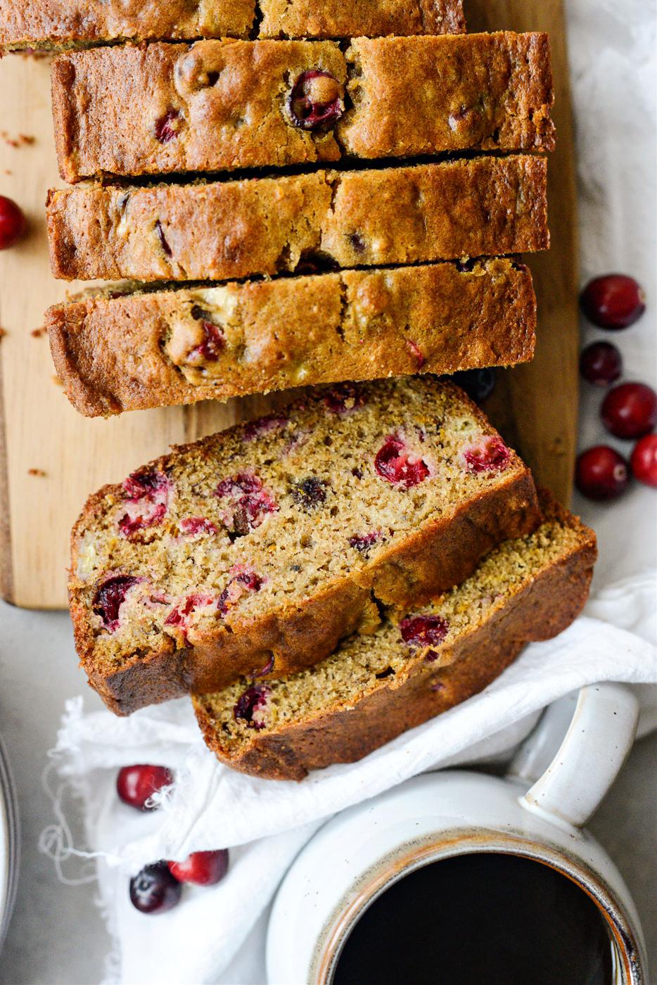 Cranberry Orange Banana Bread at Home