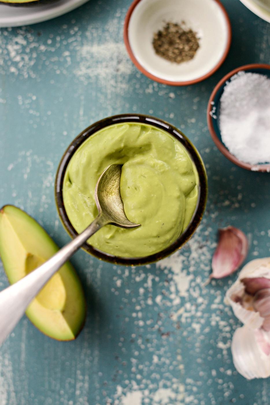 Home Kitchen Creamy Avocado Salad Dressing