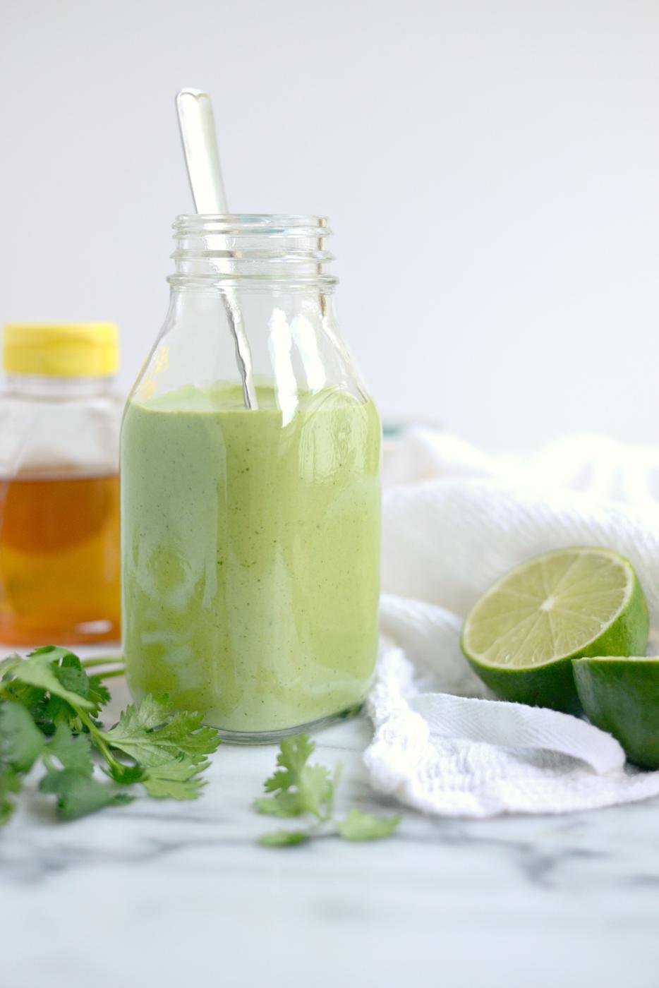 Dressing: Creamy Greek Yogurt Cilantro Lime