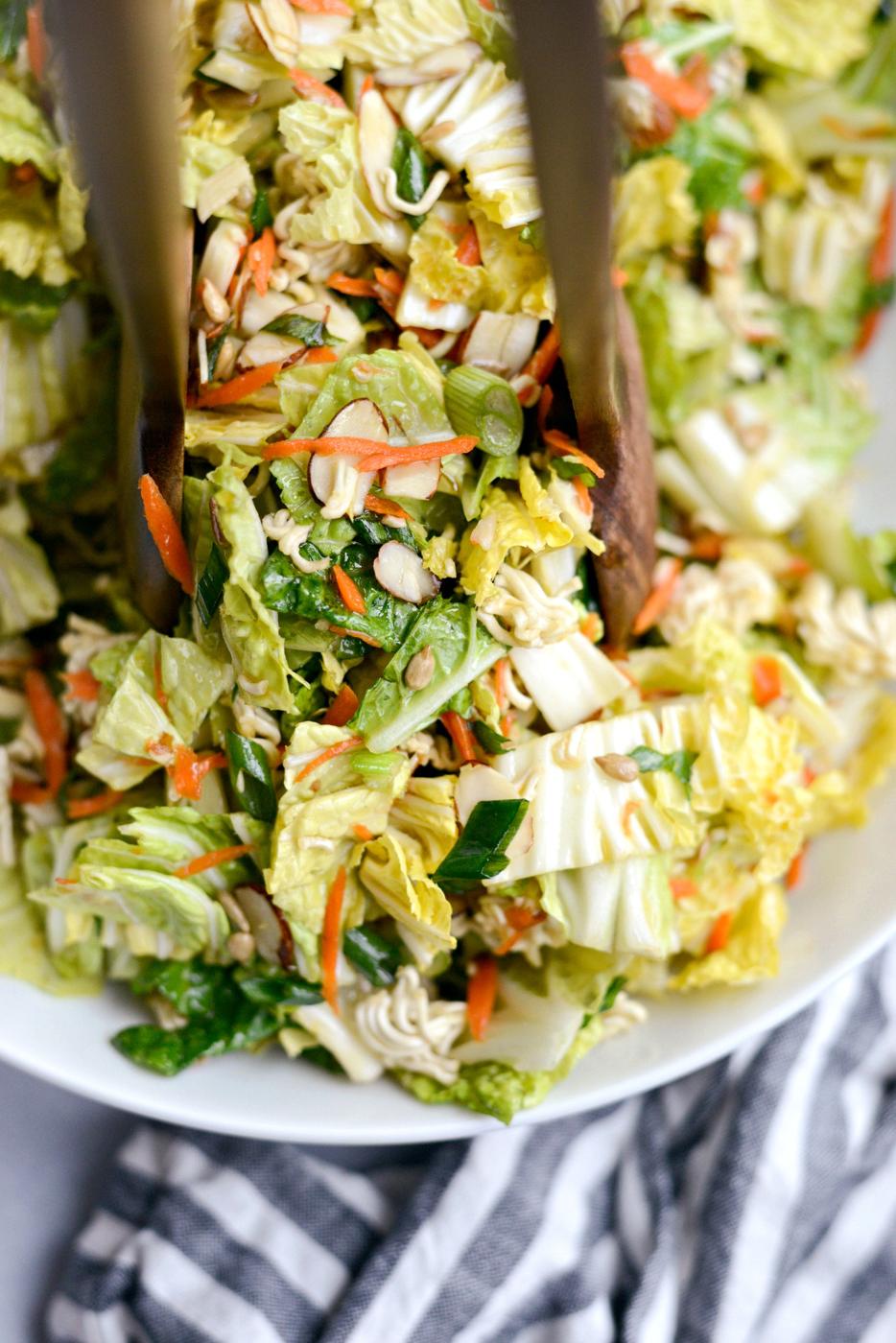 Crunchy Asian Ramen Salad at Home
