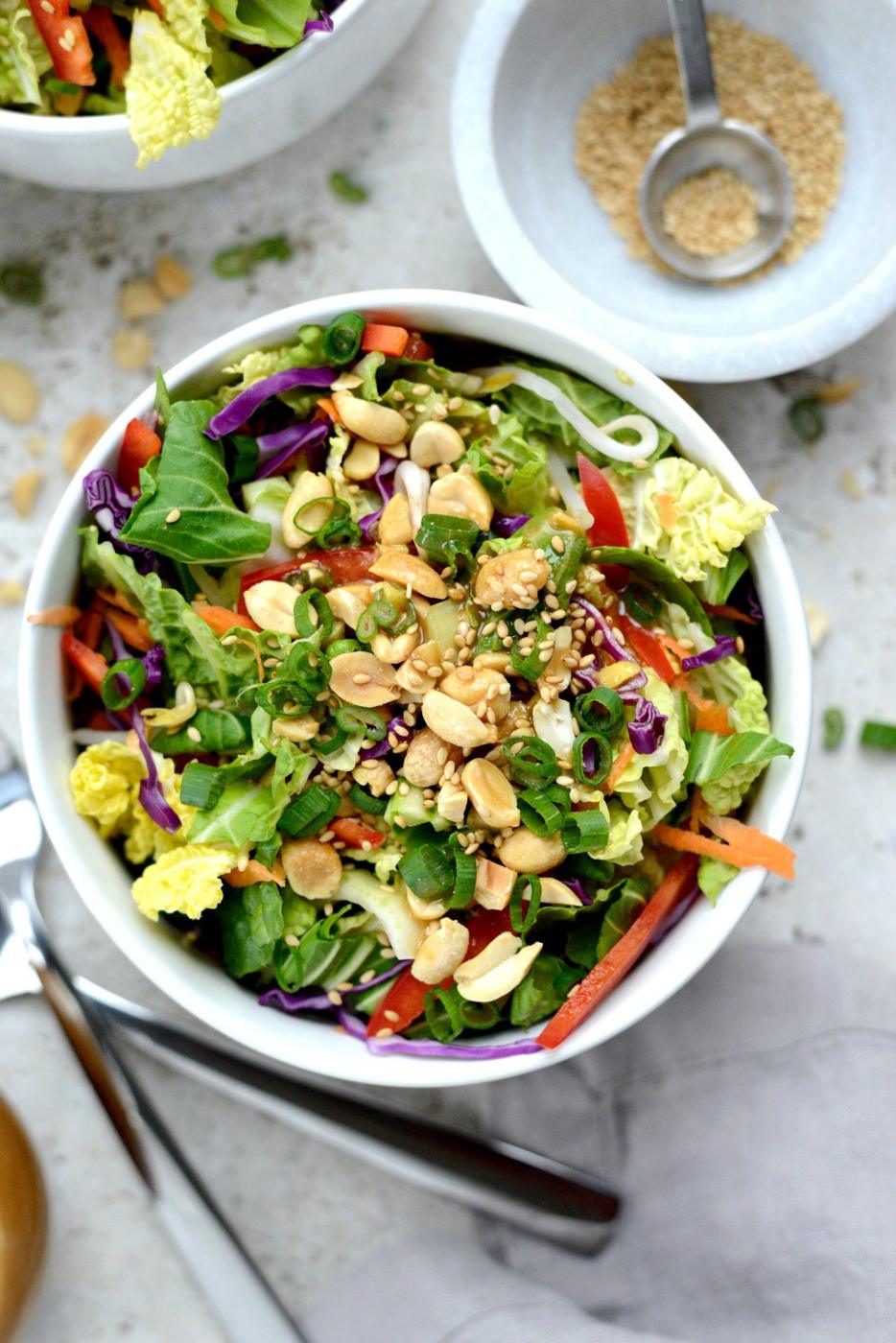 Crunchy Asian Veggie Salad at Home
