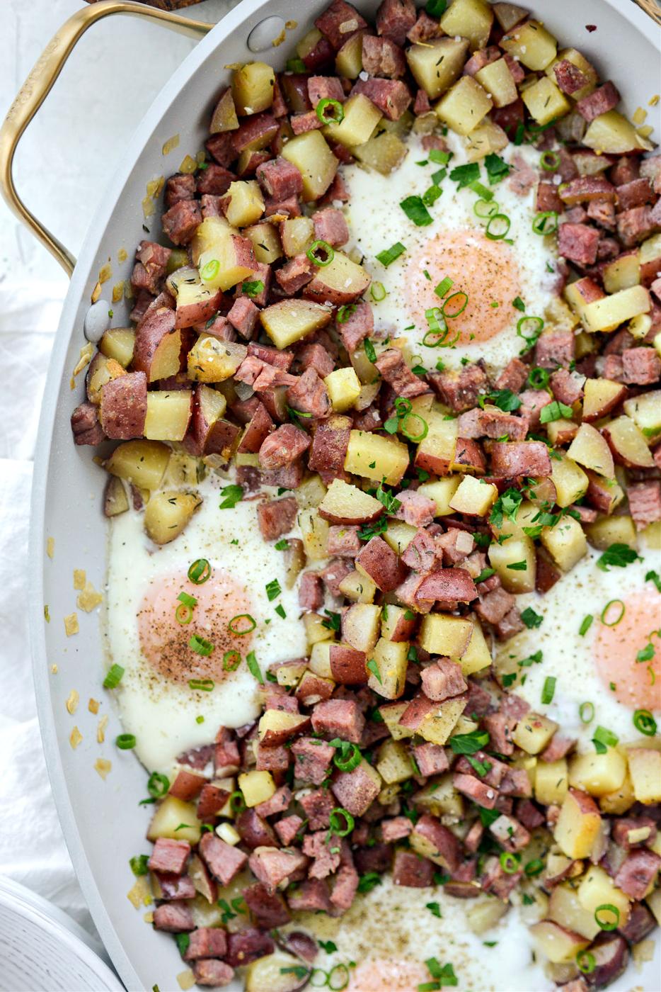 Eggs: Unfussy Kitchen-made Corned Beef Hash with