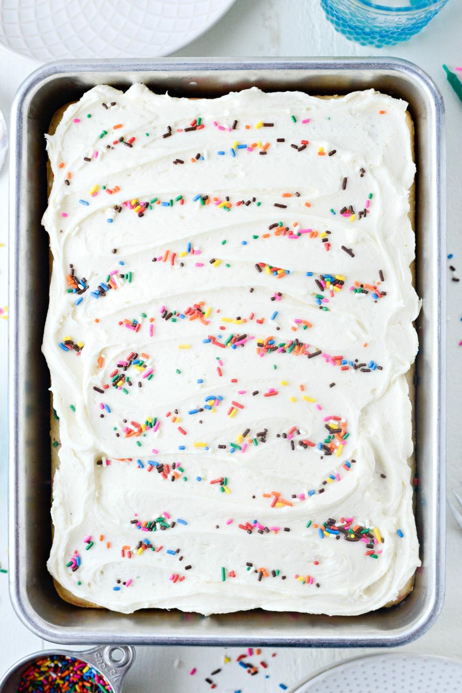 Unfussy Kitchen-made Funfetti Cake at Home
